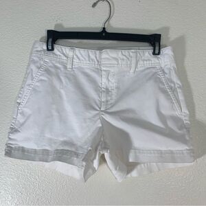GAP for Good Women’s White Bermuda City Chino Shorts Summer Daisy Dukes Size 0